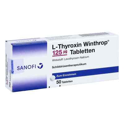L-thyroxin Winthrop 125 [my]g Tabletten 50 stk von Sanofi-Aventis Deutschland GmbH PZN 06912914
