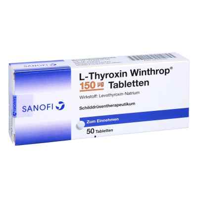 L-thyroxin Winthrop 150 [my]g Tabletten 50 stk von Sanofi-Aventis Deutschland GmbH PZN 06912937