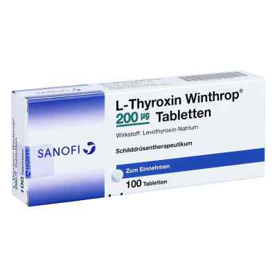 L-Thyroxin Winthrop 200μg 100 stk von Sanofi-Aventis Deutschland GmbH PZN 06912995