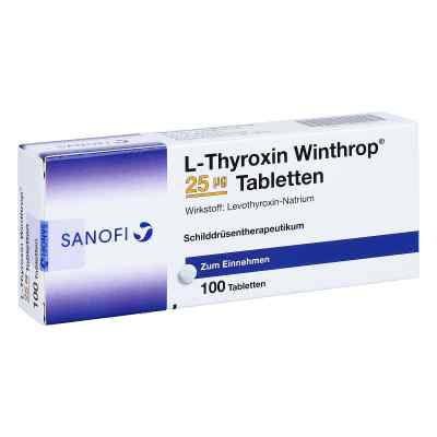 L-thyroxin Winthrop 25 [my]g Tabletten 100 stk von Sanofi-Aventis Deutschland GmbH PZN 06912825