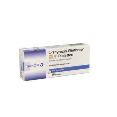L-thyroxin Winthrop 25 [my]g Tabletten 50 stk von Sanofi-Aventis Deutschland GmbH PZN 06912819