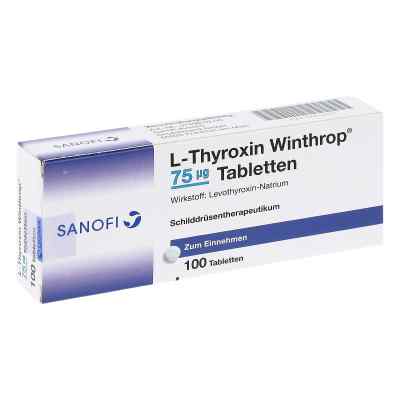 L-thyroxin Winthrop 75 [my]g Tabletten 100 stk von Sanofi-Aventis Deutschland GmbH PZN 06912877