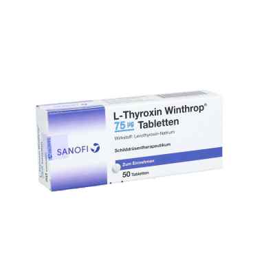 L-thyroxin Winthrop 75 [my]g Tabletten 50 stk von Sanofi-Aventis Deutschland GmbH PZN 06912860