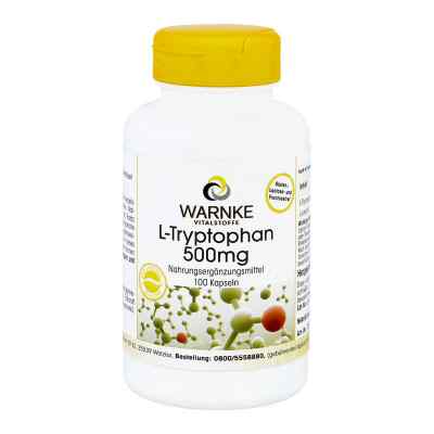 L-tryptophan 500 mg Kapseln 100 stk von Warnke Vitalstoffe GmbH PZN 13835172