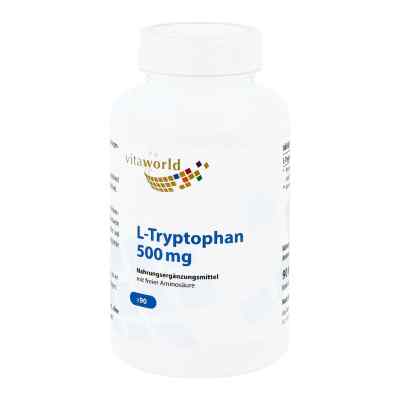 L-tryptophan 500 mg Kapseln 90 stk von Vita World GmbH PZN 10963053