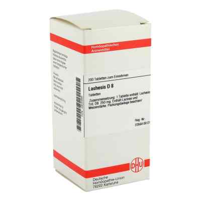 Lachesis D8 Tabletten 200 stk von DHU-Arzneimittel GmbH & Co. KG PZN 02925995