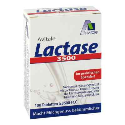 Lactase 3500 Fcc Tabletten im Klickspender 100 stk von Avitale GmbH PZN 10183674