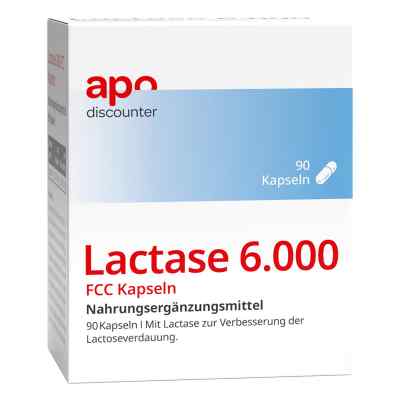 Lactase 6.000 Fcc Kapseln von apo-discounter 90 stk von apo.com Group GmbH PZN 16498775