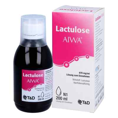 Lactulose AIWA 670mg/ml Lösung zum Einnehmen 200 ml von T & D Pharma GmbH PZN 09612839