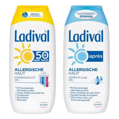 Ladival allergische Haut Gel LSF 50 und Apres Gel  2x200 ml von STADA GmbH PZN 08100924