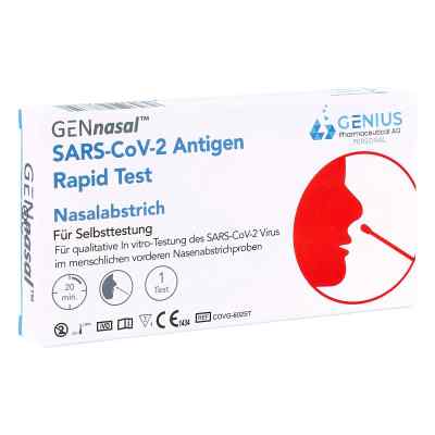 Laientest Nasentest SARS-CoV-2 Rapid Antigen Schnelltest Genius 1 stk von GENIUS PHARMACEUTICAL AG PZN 08101638