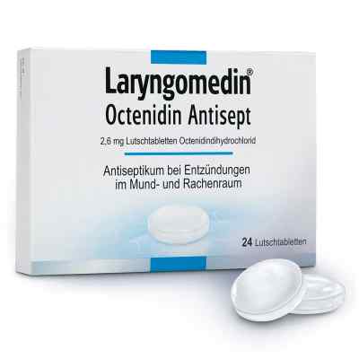 Laryngomedin Octenidin Antisept 2,6 mg Lutschtabletten 24 stk von MCM KLOSTERFRAU Vertr. GmbH PZN 16000114
