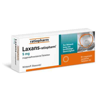 Laxans-ratiopharm 5mg 30 stk von ratiopharm GmbH PZN 03797915