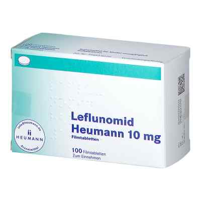 Leflunomid Heumann 10 mg Filmtabletten 100 stk von HEUMANN PHARMA GmbH & Co. Generi PZN 13725561