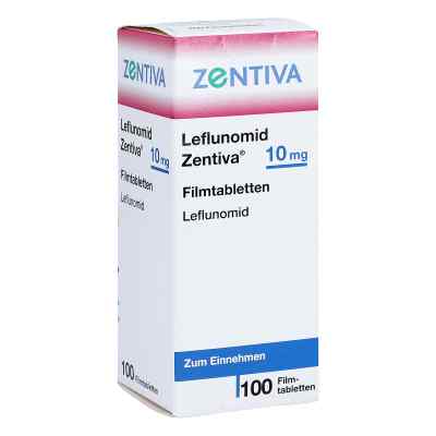 Leflunomid Winthrop 10 mg Filmtabletten 100 stk von Zentiva Pharma GmbH PZN 06913055