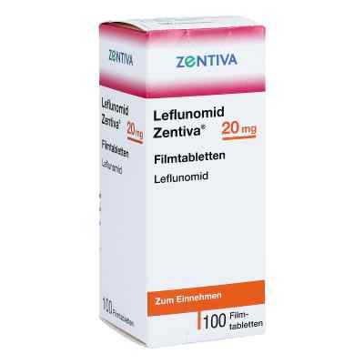 Leflunomid Winthrop 20 mg Filmtabletten 100 stk von Zentiva Pharma GmbH PZN 06913090