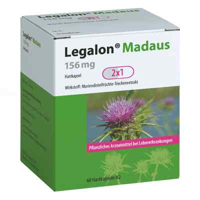 Legalon Madaus 156 mg Hartkapseln 60 stk von Cooper Consumer Health Deutschland GmbH PZN 11548178