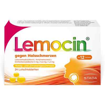 Lemocin gegen Halsschmerzen Honig-Zitronengeschmack ab 12 Jahren