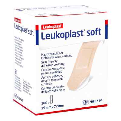 Leukoplast Soft Strips 19x72 mm 100 stk von BSN medical GmbH PZN 13838420