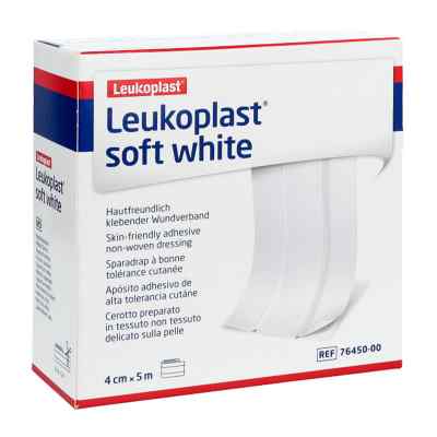Leukoplast soft white Pflaster 4 cmx5 m Rolle