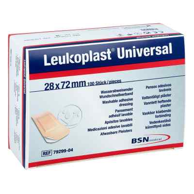 Leukoplast Universal Strips wasserabw.28x72 mm 100 stk von BSN medical GmbH PZN 13838360