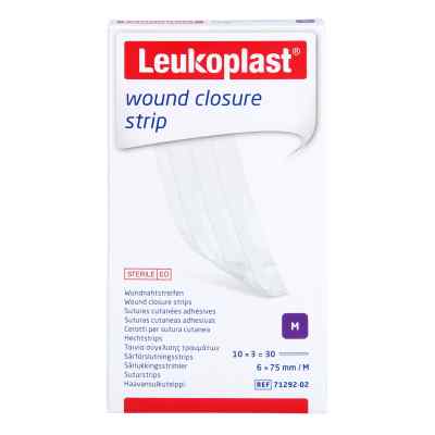 Leukoplast Wound Closure Strip 6x75 Mm Weiß