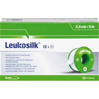 Leukosilk 2,5 cmx5 m 12 stk von Avitamed GmbH PZN 14163450