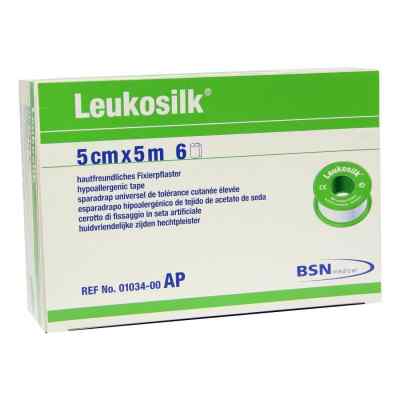 Leukosilk 5 m x 5 cm 1034 6 stk von BSN medical GmbH PZN 04593669