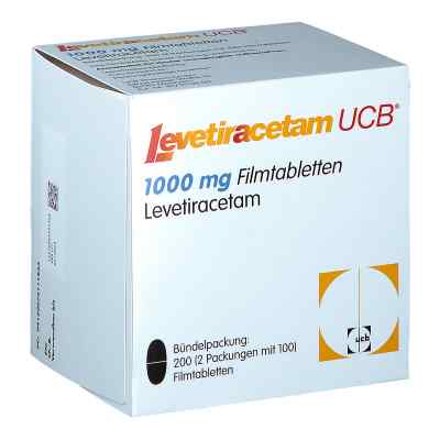 Levetiracetam UCB 1000mg 200 stk von UCB Pharma GmbH PZN 07611184