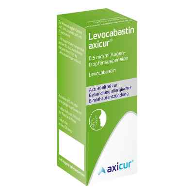 Levocabastin axicur 0,5 mg/ml Augentropfen Suspension 4 ml von axicorp Pharma GmbH PZN 20050649