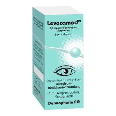 Levocamed 0,5 mg/ml Augentropfen Suspension 4 ml von DERMAPHARM AG PZN 15624812