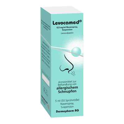 Levocamed 0,5 mg/ml Nasenspray Suspension 5 ml von DERMAPHARM AG PZN 15624829