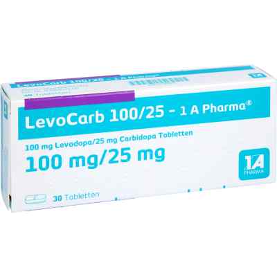 LevoCarb 100/25-1A Pharma 30 stk von 1 A Pharma GmbH PZN 07510129