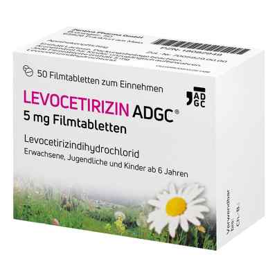 Levocetirizin ADGC 5 mg Filmtabletten 50 stk von Zentiva Pharma GmbH PZN 18082949