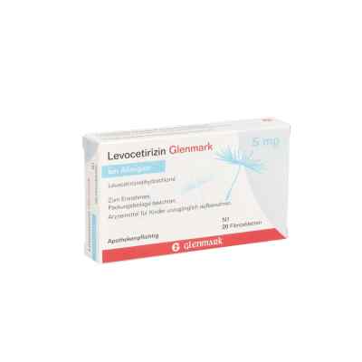 Levocetirizin Glenmark 5mg 20 stk von Glenmark Arzneimittel GmbH PZN 03343048