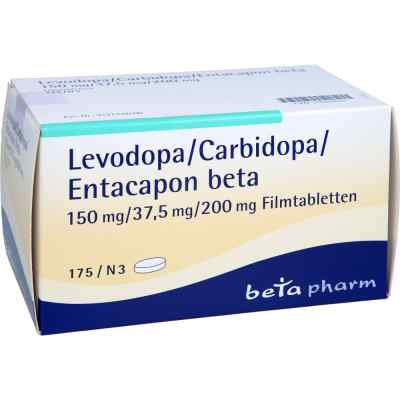 Levodopa/Carbidopa/Entacapon beta 150mg/37,5mg/200mg 175 stk von betapharm Arzneimittel GmbH PZN 10324672