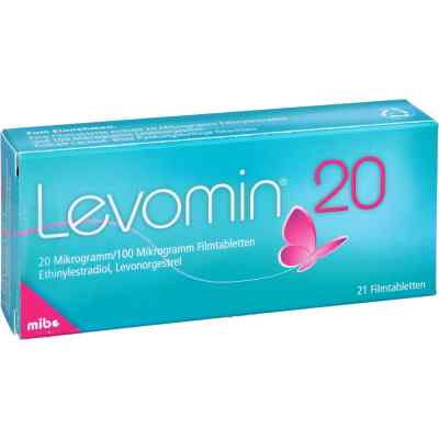 Levomin 20 20 Mikrogramm/100 Mikrogramm Filmtabletten 21 stk von MIBE GmbH Arzneimittel PZN 10020802