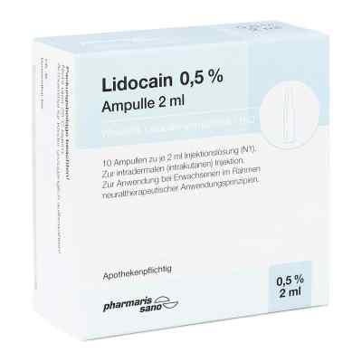 Lidocain Pharmarissano 0,5% iniecto -lsg.ampullen 2 Ml 10X2 ml von medphano Arzneimittel GmbH PZN 16815951