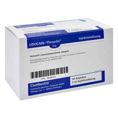 Lidocain Presselin 1% Injektionslösung 50X2 ml von COMBUSTIN Pharmazeutische Präparate GmbH PZN 06686412