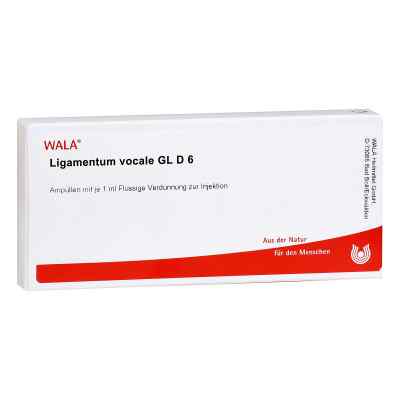 Ligamentum Vocale Gl D6 Ampullen 10X1 ml von WALA Heilmittel GmbH PZN 02881967