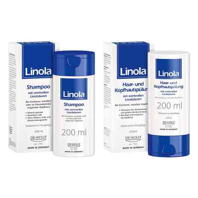 Linola Shampoo+Linola Haar- und Kopfhautspülung