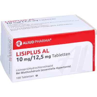 Lisiplus AL 10mg/12,5mg 100 stk von ALIUD Pharma GmbH PZN 00643063