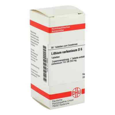 Lithium Carb. D6 Tabletten 80 stk von DHU-Arzneimittel GmbH & Co. KG PZN 02118562