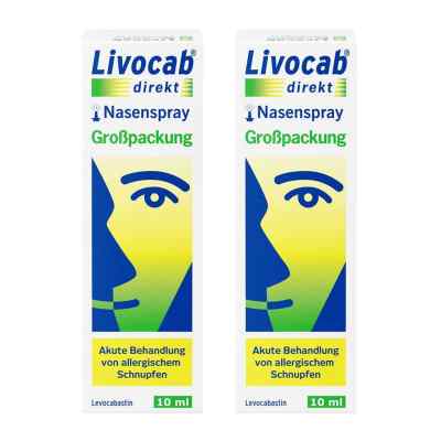 Livocab direkt Nasenspray bei Allergie 2 x 10 ml von  PZN 08101513
