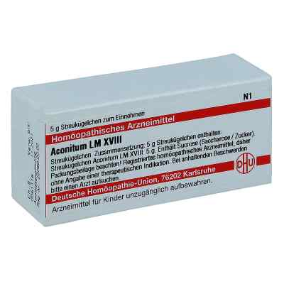 Lm Aconitum Xviii Globuli 5 g von DHU-Arzneimittel GmbH & Co. KG PZN 02658531