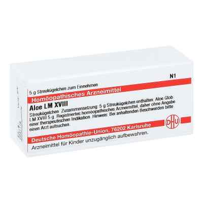 Lm Aloe Xviii Globuli 5 g von DHU-Arzneimittel GmbH & Co. KG PZN 02821936