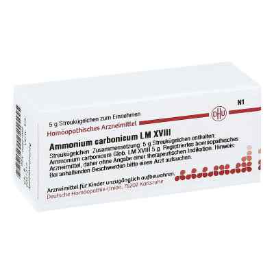 Lm Ammonium Carbonicum Xviii Globuli 5 g von DHU-Arzneimittel GmbH & Co. KG PZN 02821988