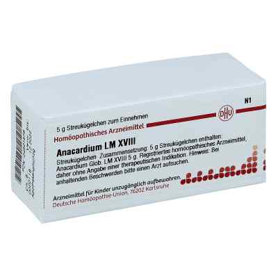 Lm Anacardium Xviii Globuli 5 g von DHU-Arzneimittel GmbH & Co. KG PZN 04501578