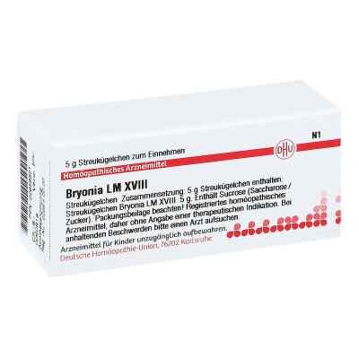 Lm Bryonia Xviii Globuli 5 g von DHU-Arzneimittel GmbH & Co. KG PZN 02658821