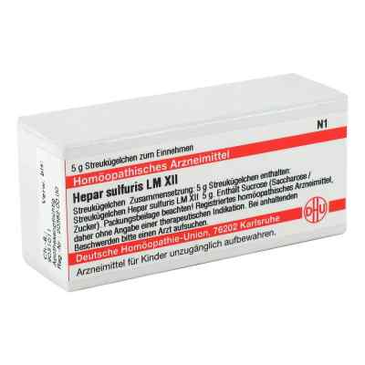 Lm Hepar Sulfuris Xii Globuli 5 g von DHU-Arzneimittel GmbH & Co. KG PZN 02677824